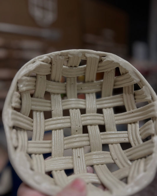 Hand-Woven Ceramic Baskets -- Pullman