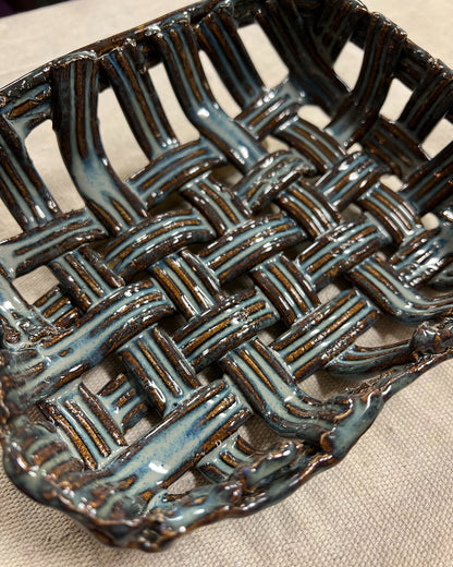 Hand-Woven Ceramic Baskets -- Pullman