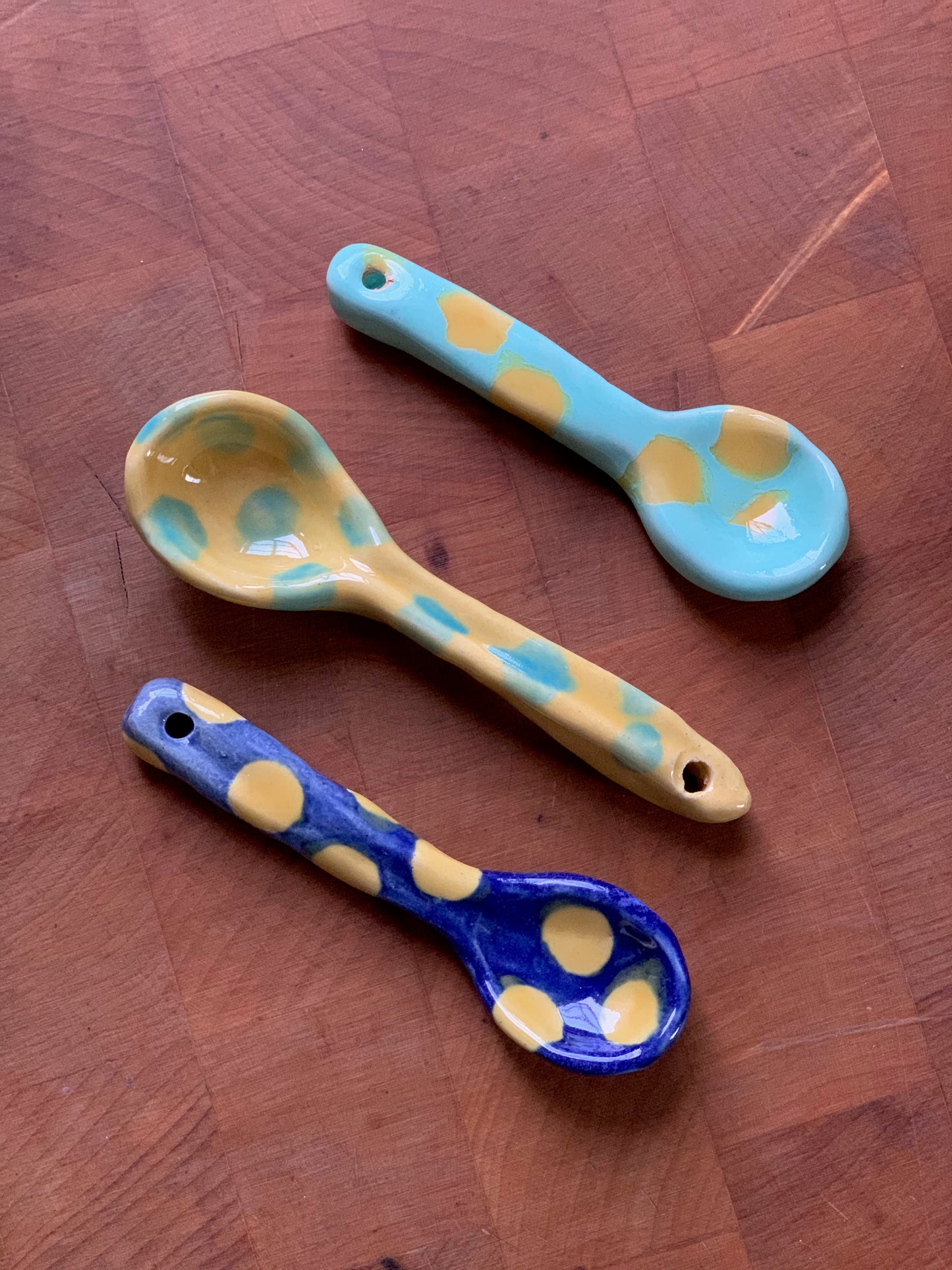 Charming Custom Ceramic Spoons -- Moscow