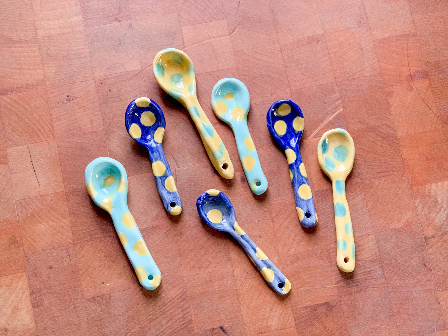 Charming Custom Ceramic Spoons -- Moscow