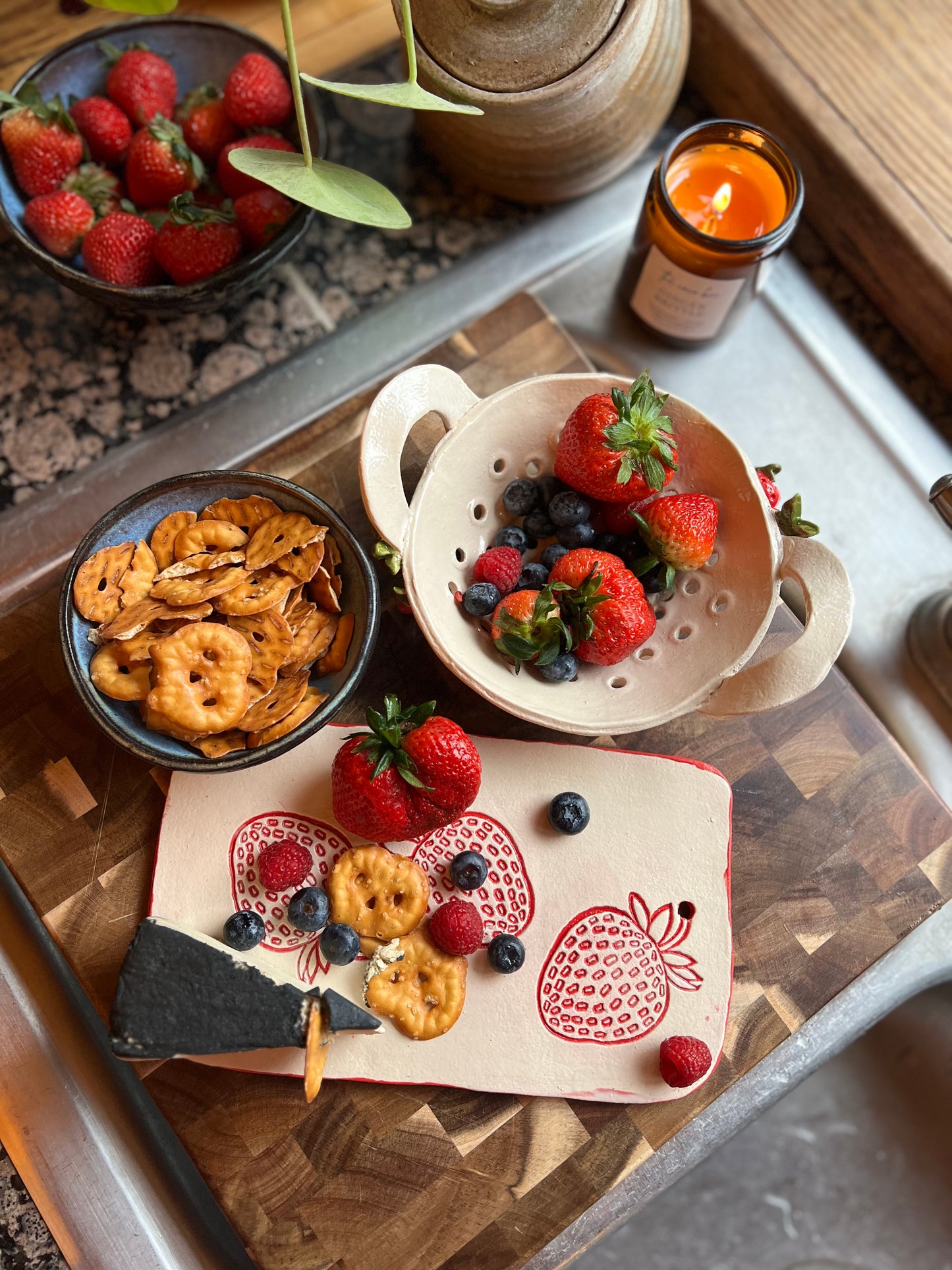 Couples Valentines Charcuterie Board/Cheese Platter -- Pullman