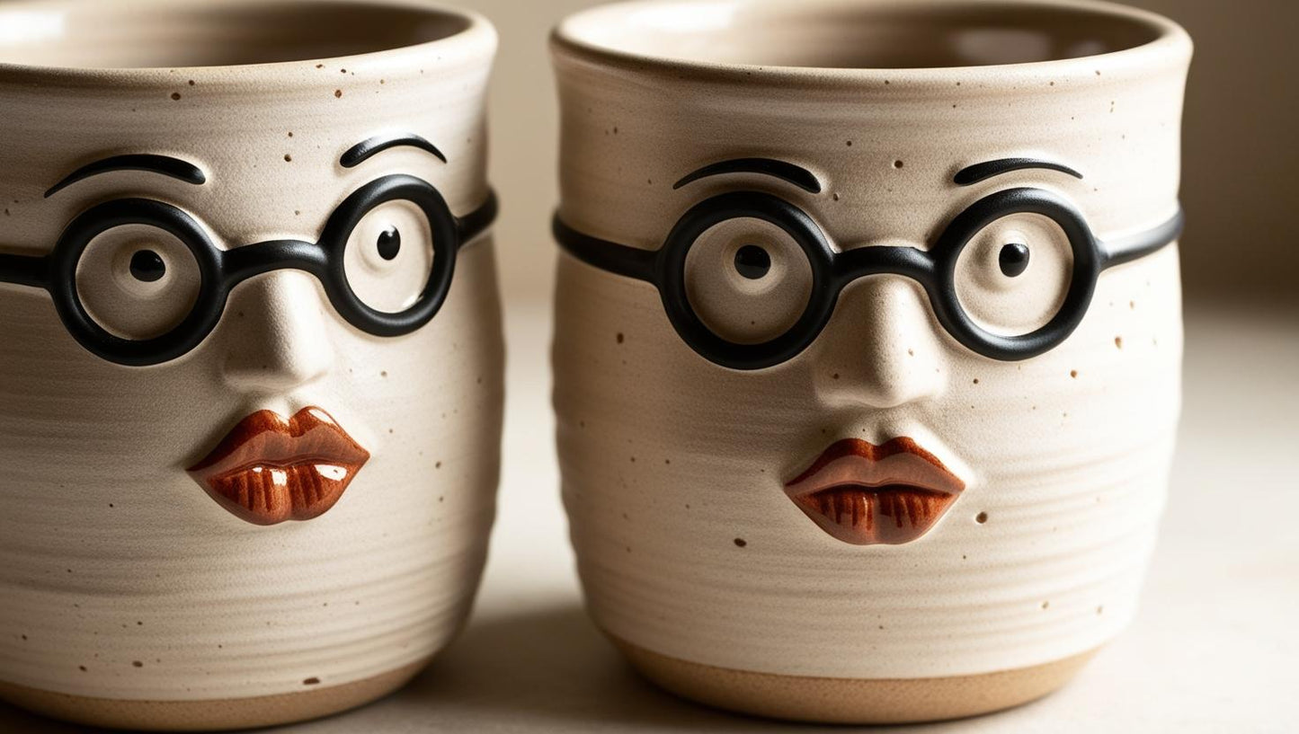 Valentines: Kissy Face Mugs