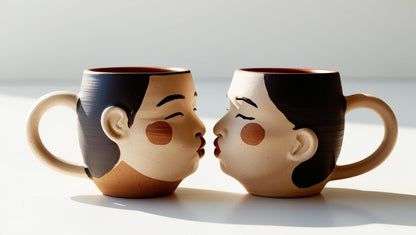 Valentines: Kissy Face Mugs